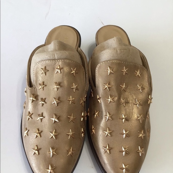 Vintage Havana start studded mules size 6.5 gold Rodeo Western Festival NWOT - Picture 2 of 4